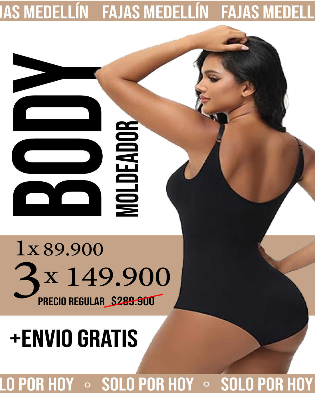 Body Faja Moldeador- Sin Costuras
