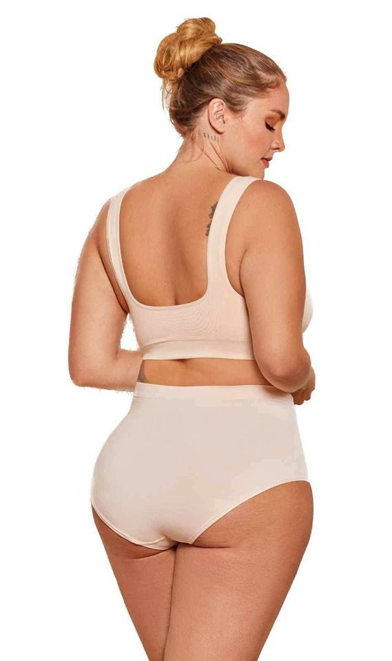 🩱CONJUNTO SIN COSTURA TOP + PANTY 🩱