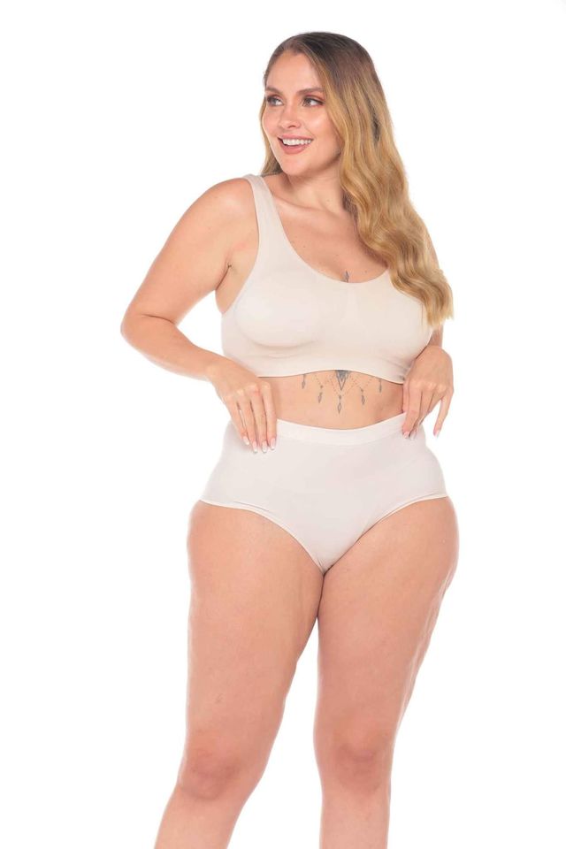 🩱CONJUNTO SIN COSTURA TOP + PANTY 🩱