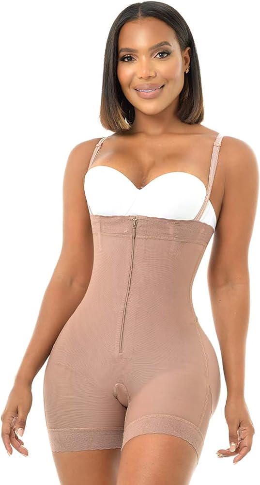 Faja Short Media Pierna Cierre Abdominal