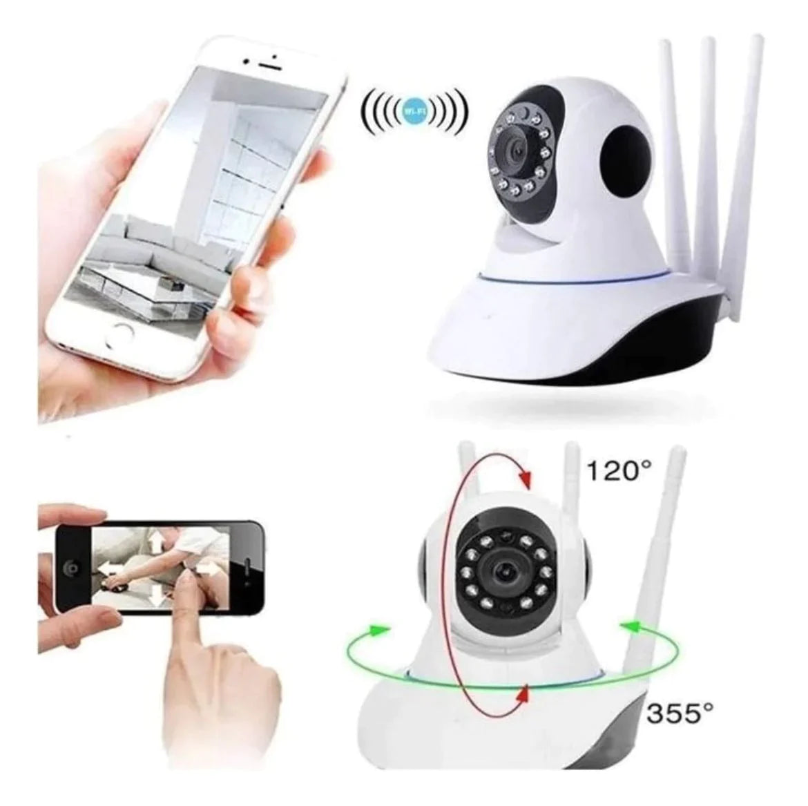 Camara de Seguridad Girarotoria 360 Grados